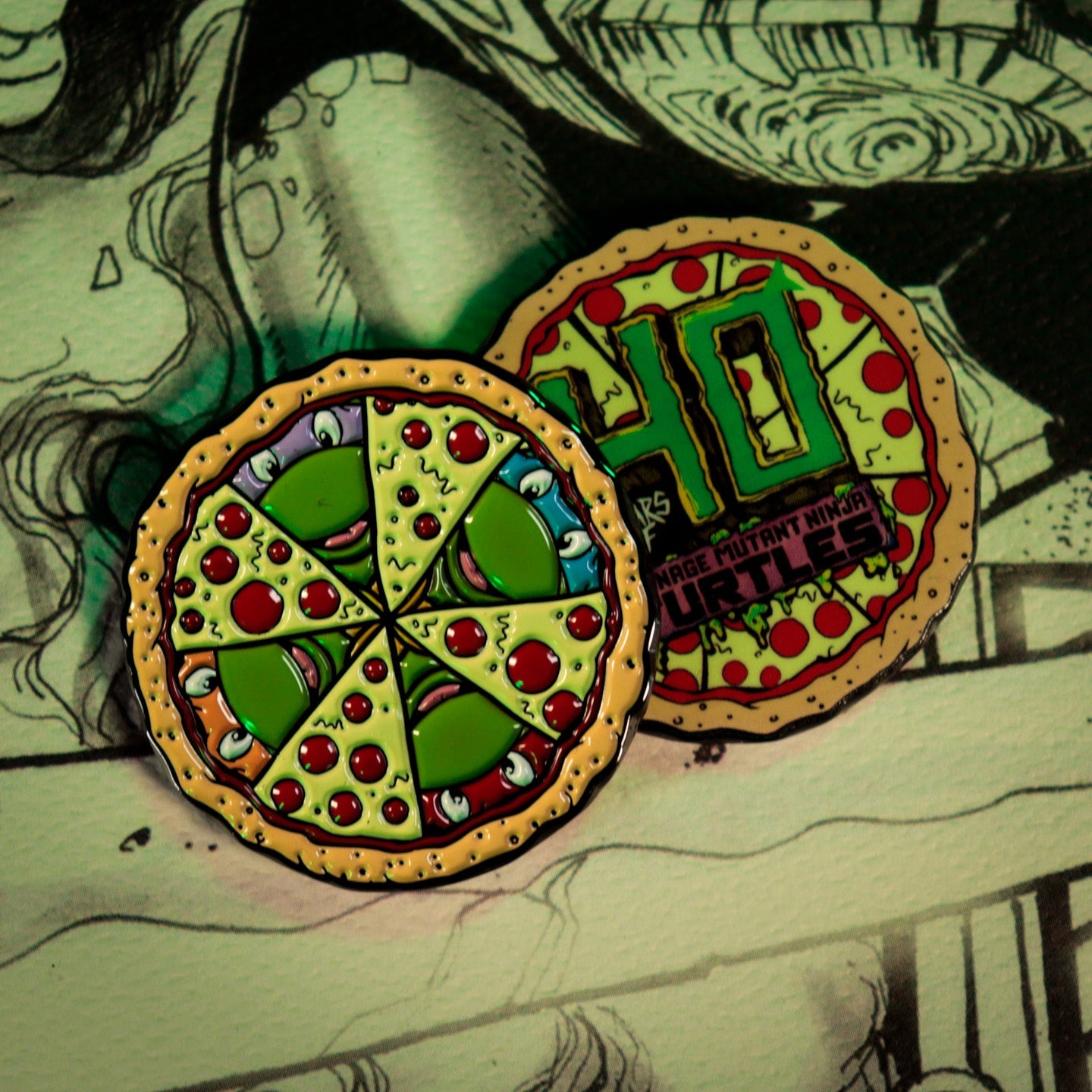 Teenage Mutant Ninja Turtles Collectible Coin - Pizza (Limited Edition) 