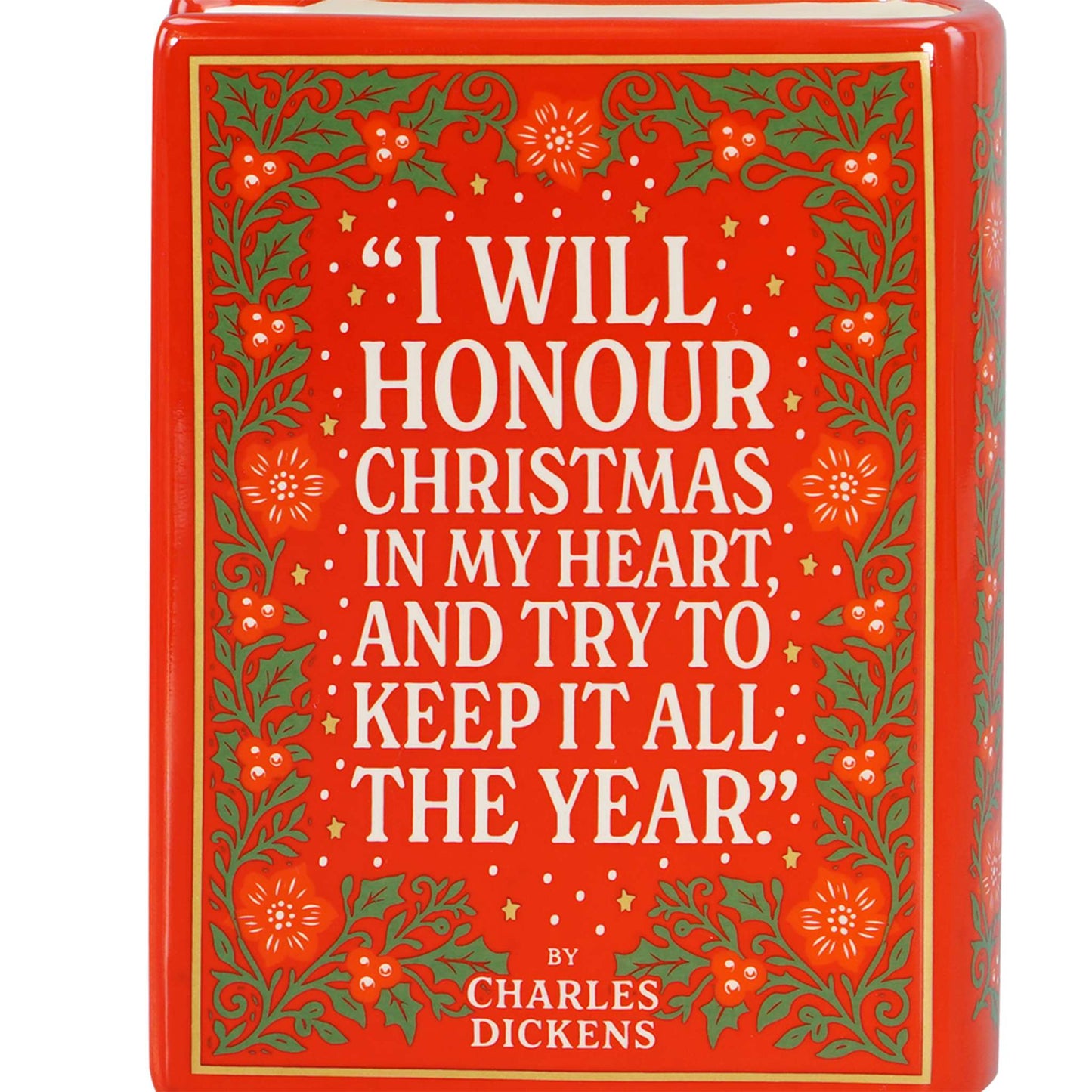 Pot en céramique Un chant de Noël 14 cm