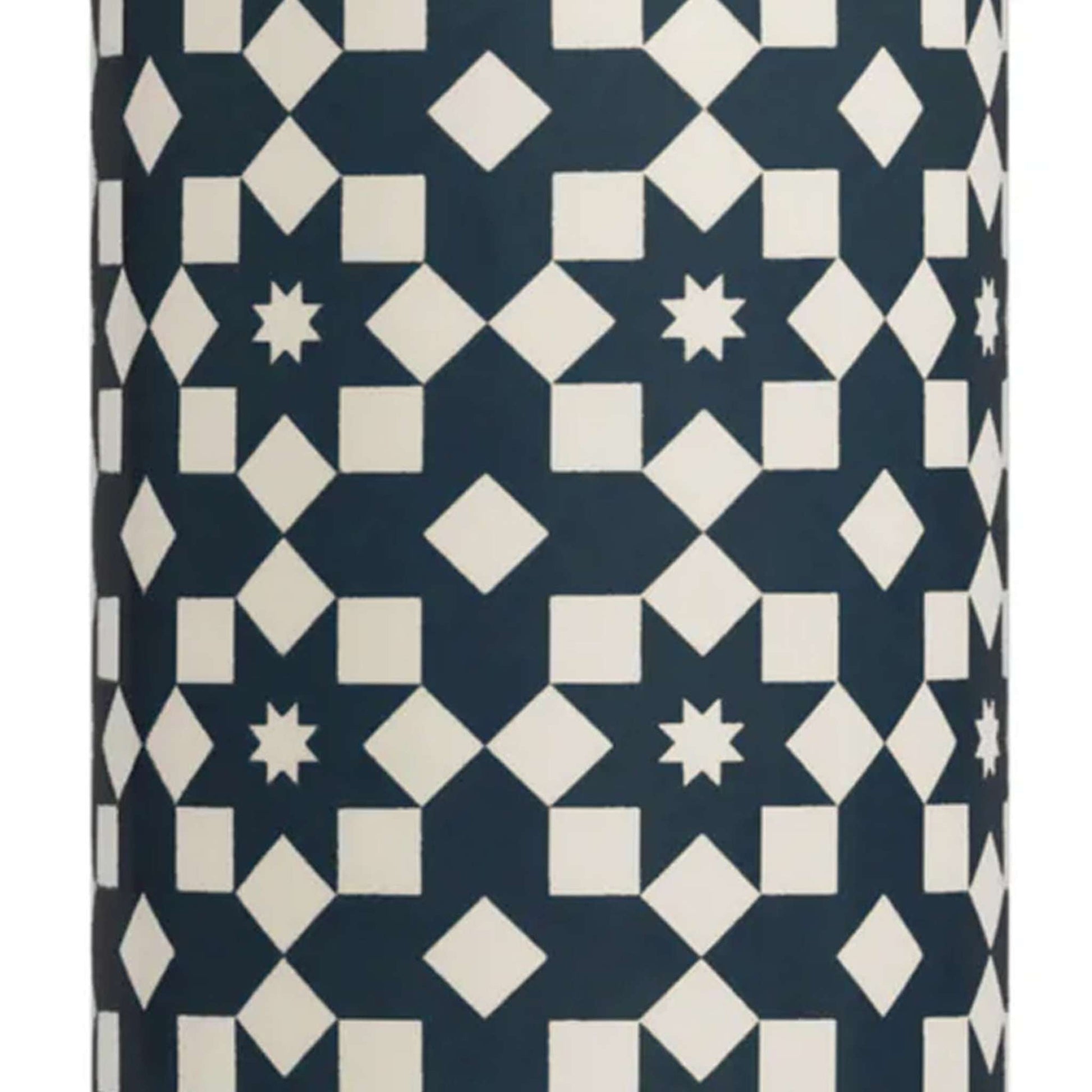 Vase en céramique, design, bleu foncé, gris
