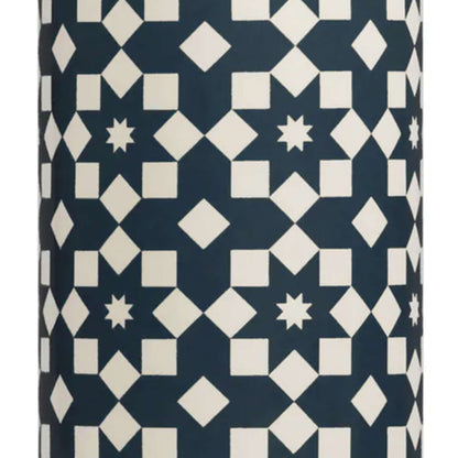 Vase en céramique, design, bleu foncé, gris