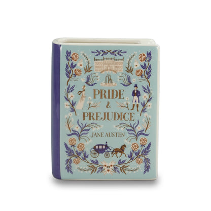 Pulteney Press Pride & Prejud. Ceramic Vase – 14 cm