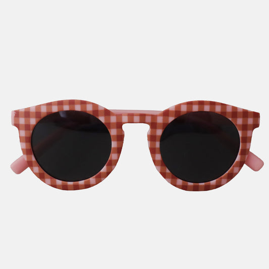 Lunettes de soleil Enfant Hop'Pop – CAT 3 – Vichy Rose