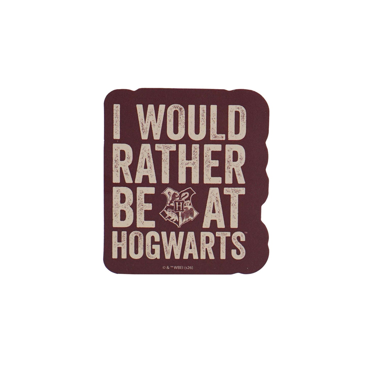 Harry Potter I Would Rather Vinyl Sticker