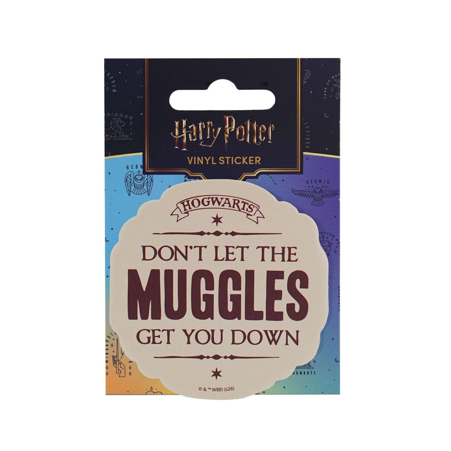 Harry Potter Vinyl Sticker Don't Let The Muggles