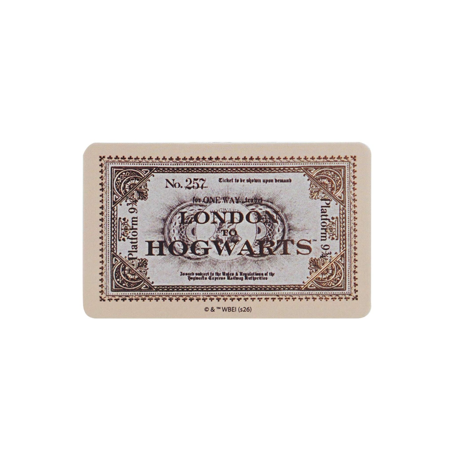 Vinyl sticker Harry Potter London to Hogwarts