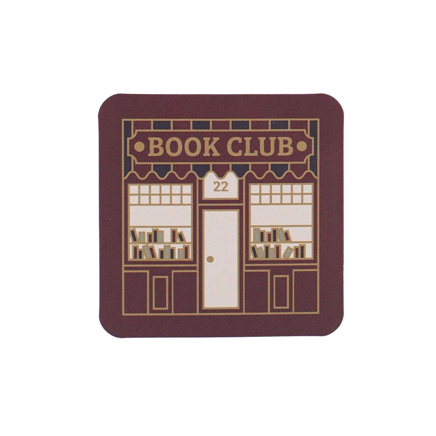 Sticker vinyle Book Club