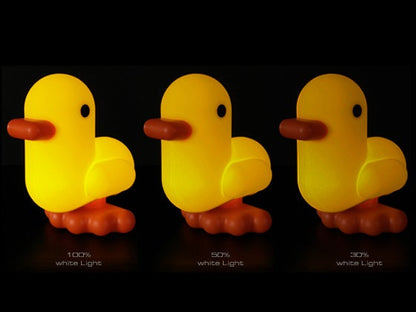 Yellow duck night light