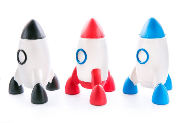Black rocket night light