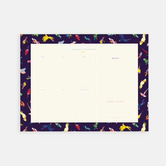 Neon bird - Weekly planner