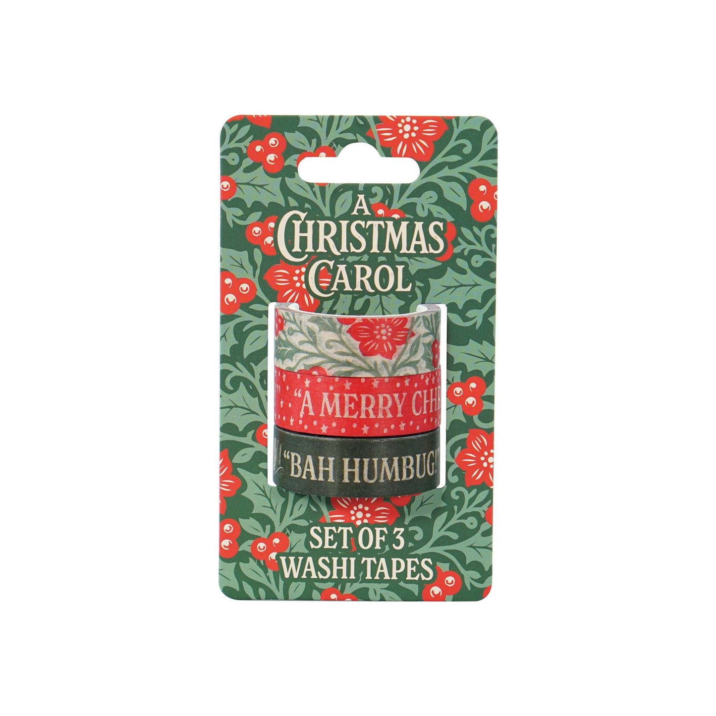 Carnet Un chant de Noël - Washi Tape Set 5m x3