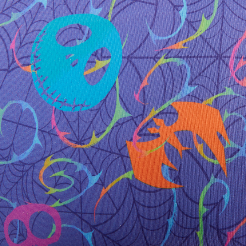 The Nightmare Before Christmas Backpack - Neon Glow All-Over Print Nylon 