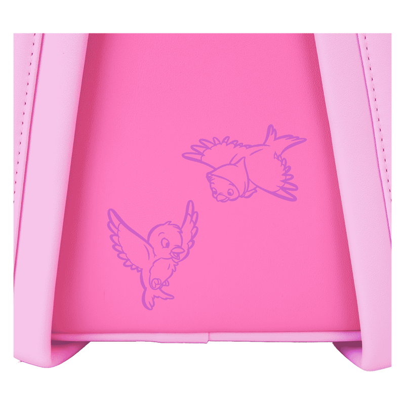 cinderella 75th anniversary pink bow gown cosplay mini backpack loungefly