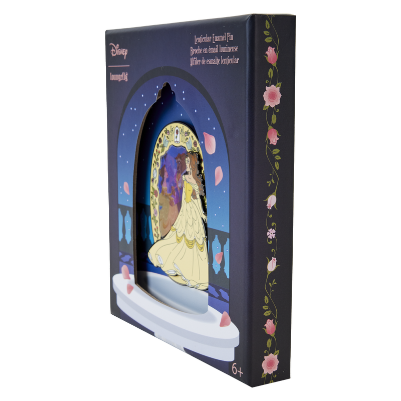 Spilla lenticolare "Belle" de La bella e la bestia - Serie Principessa 