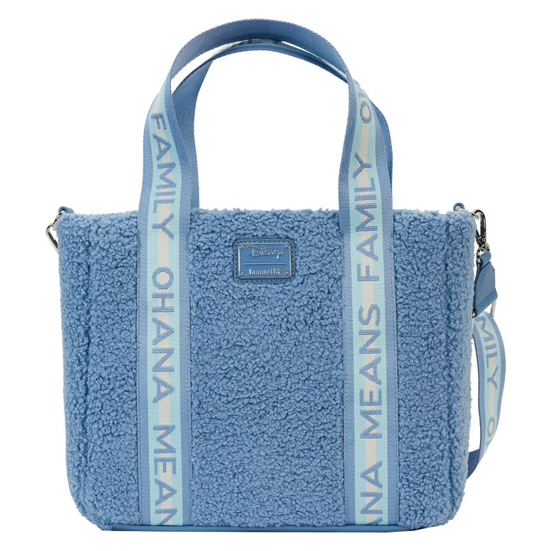 Lilo and Stitch Tote Bag with Coin Purse - Stitch "Sherpa"