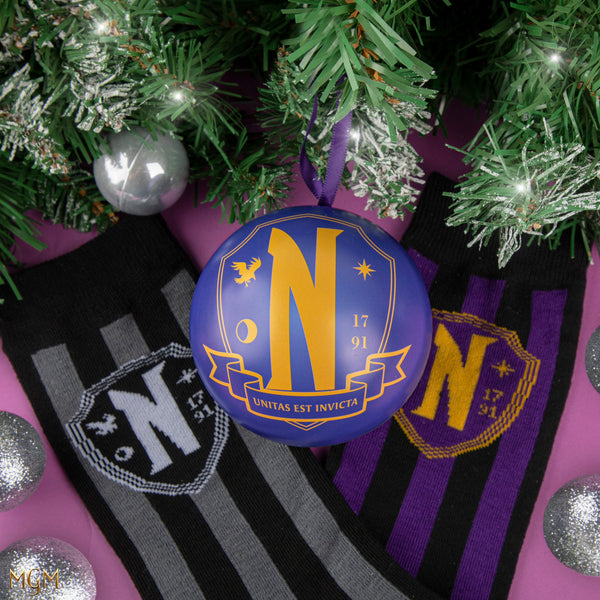 Nevermore Academy Socks Christmas Capsule