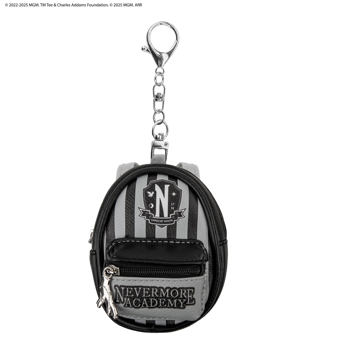 Porte-clés Pochette Noir Académie Nevermore