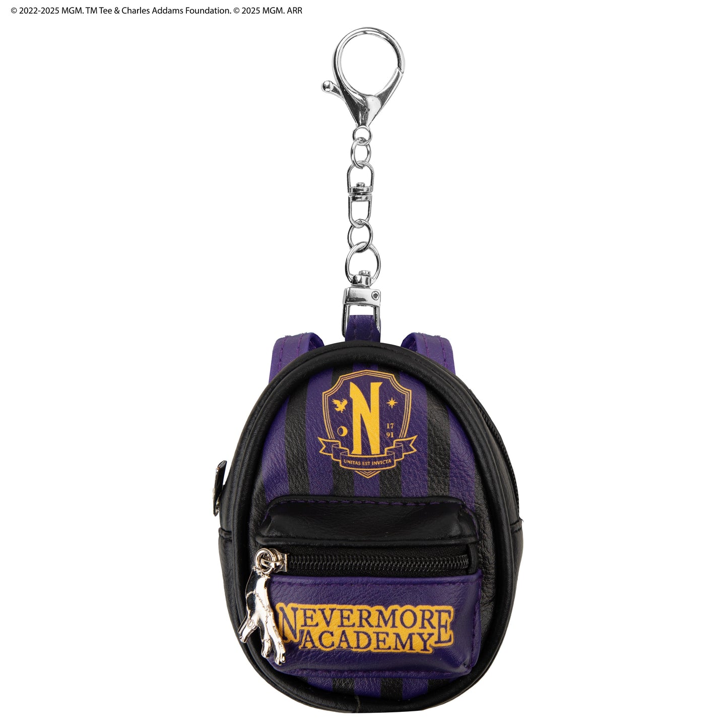 Porte-clés Pochette Violet Académie Nevermore