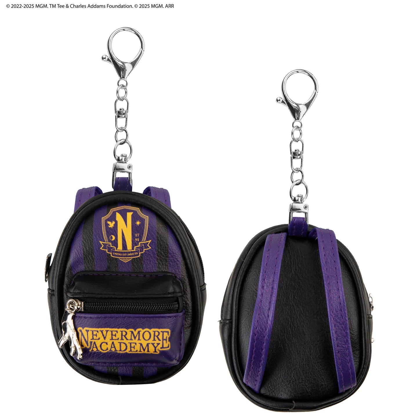 Porte-clés Pochette Violet Académie Nevermore