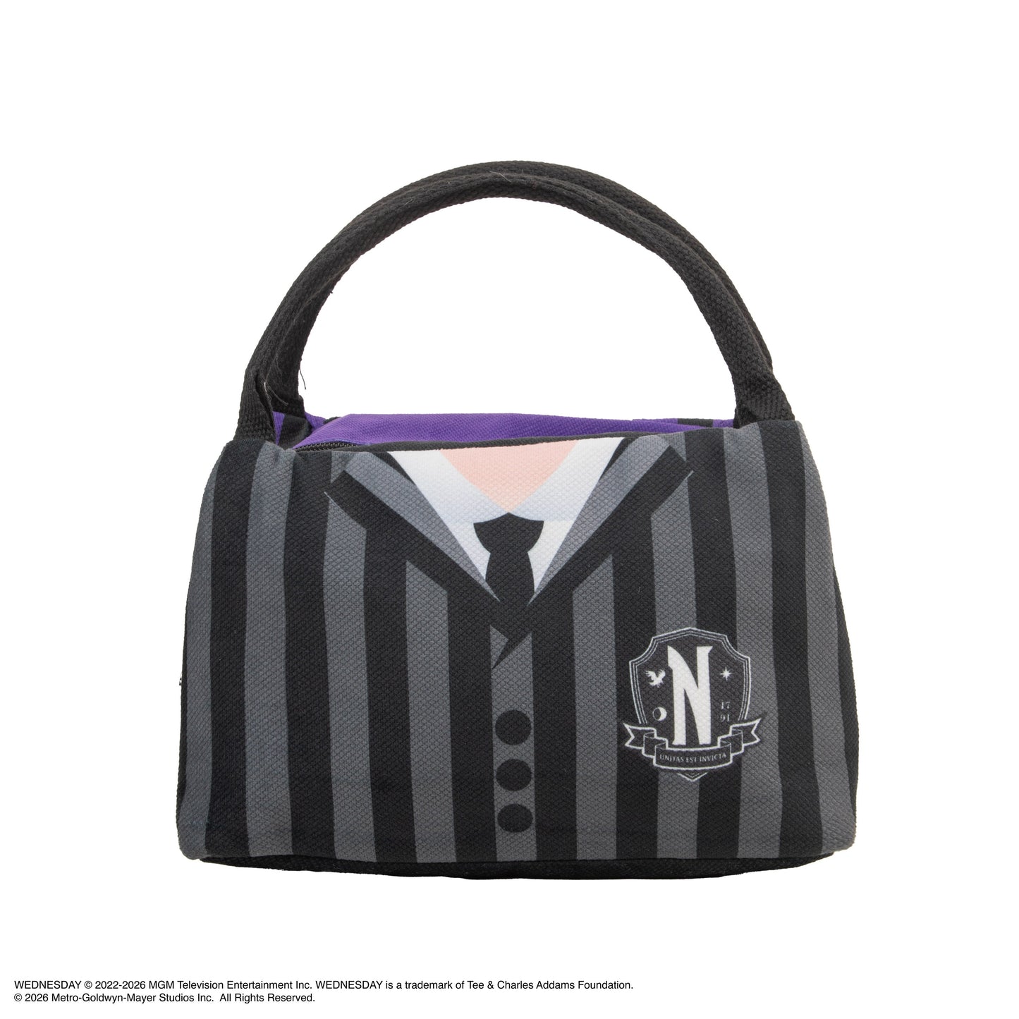 Nevermore Black & Purple Lunch Bag