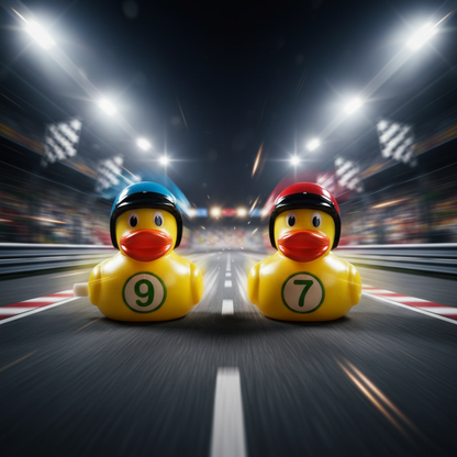 Wind Up Racing Ducks – Duo de Canards de Course à Remonter