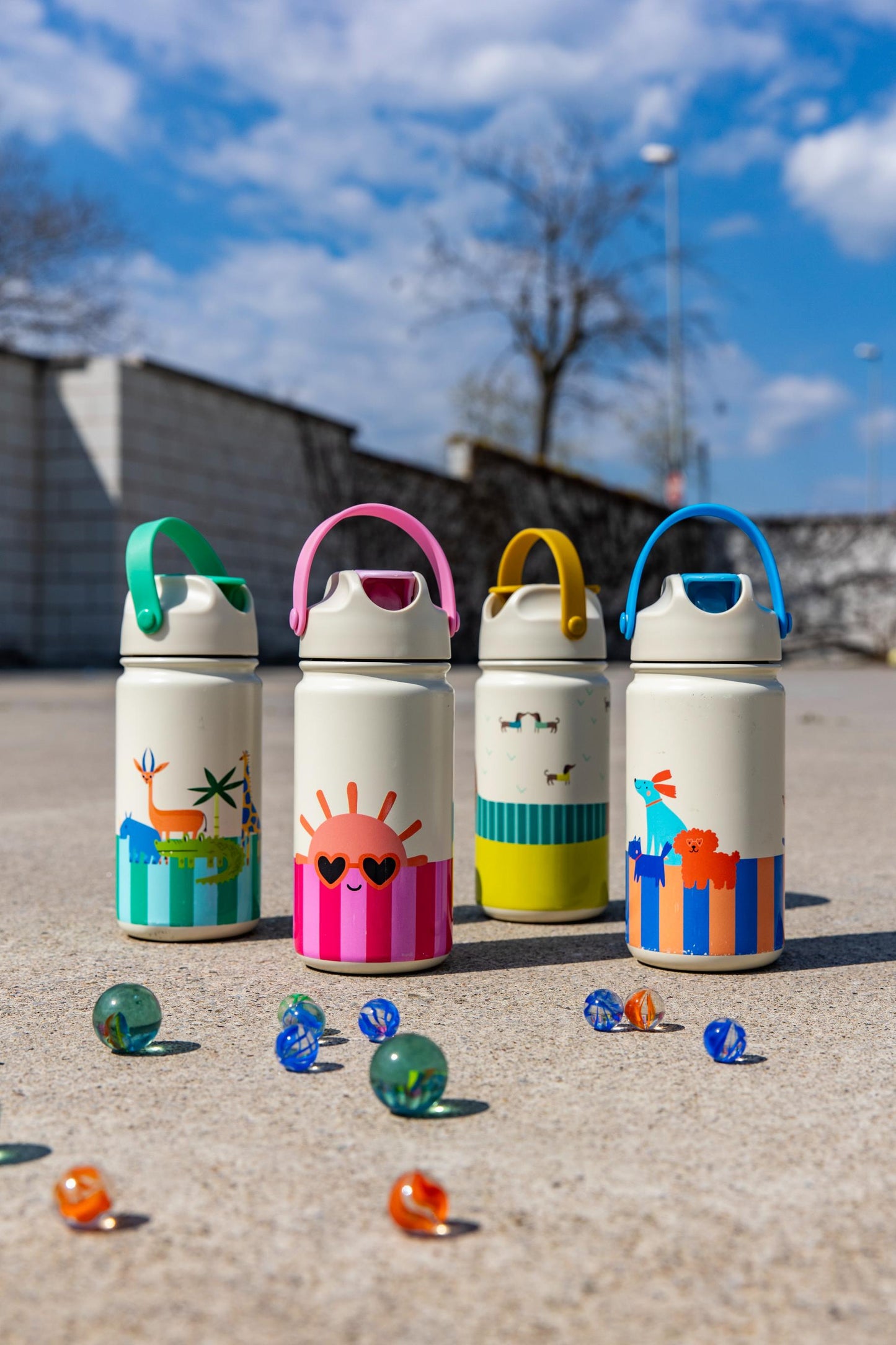 Stainless steel water bottle CHERRY POP