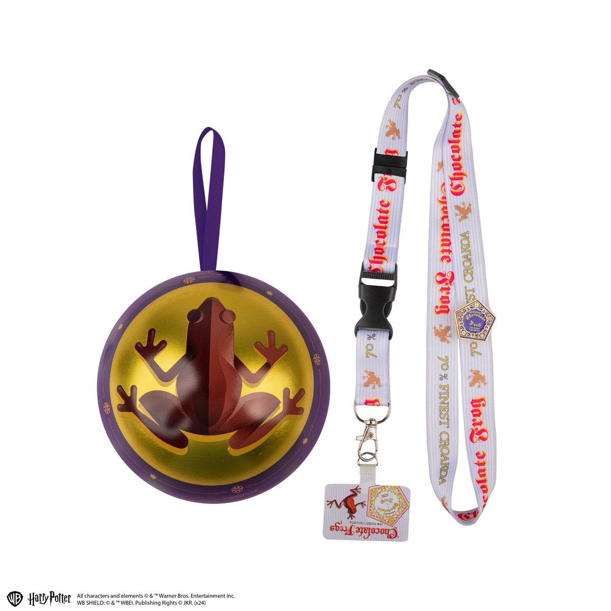 Christmas Capsule Neck Strap & Chocolate Frog Pin