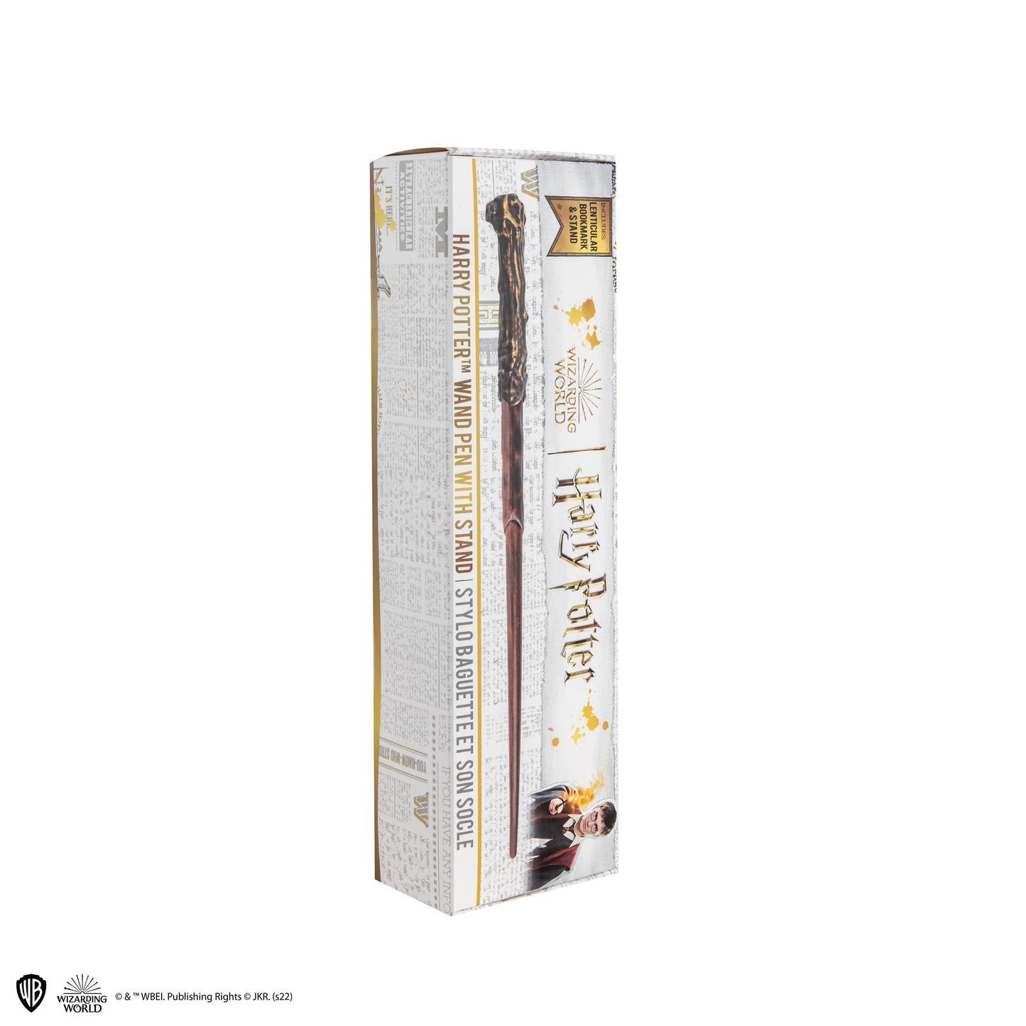 Harry Potter wand pen with stand & lenticular bookmark