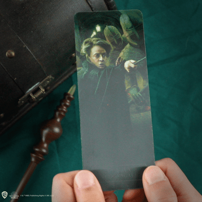 Wand pen with stand & Minerva McGonagall lenticular bookmark