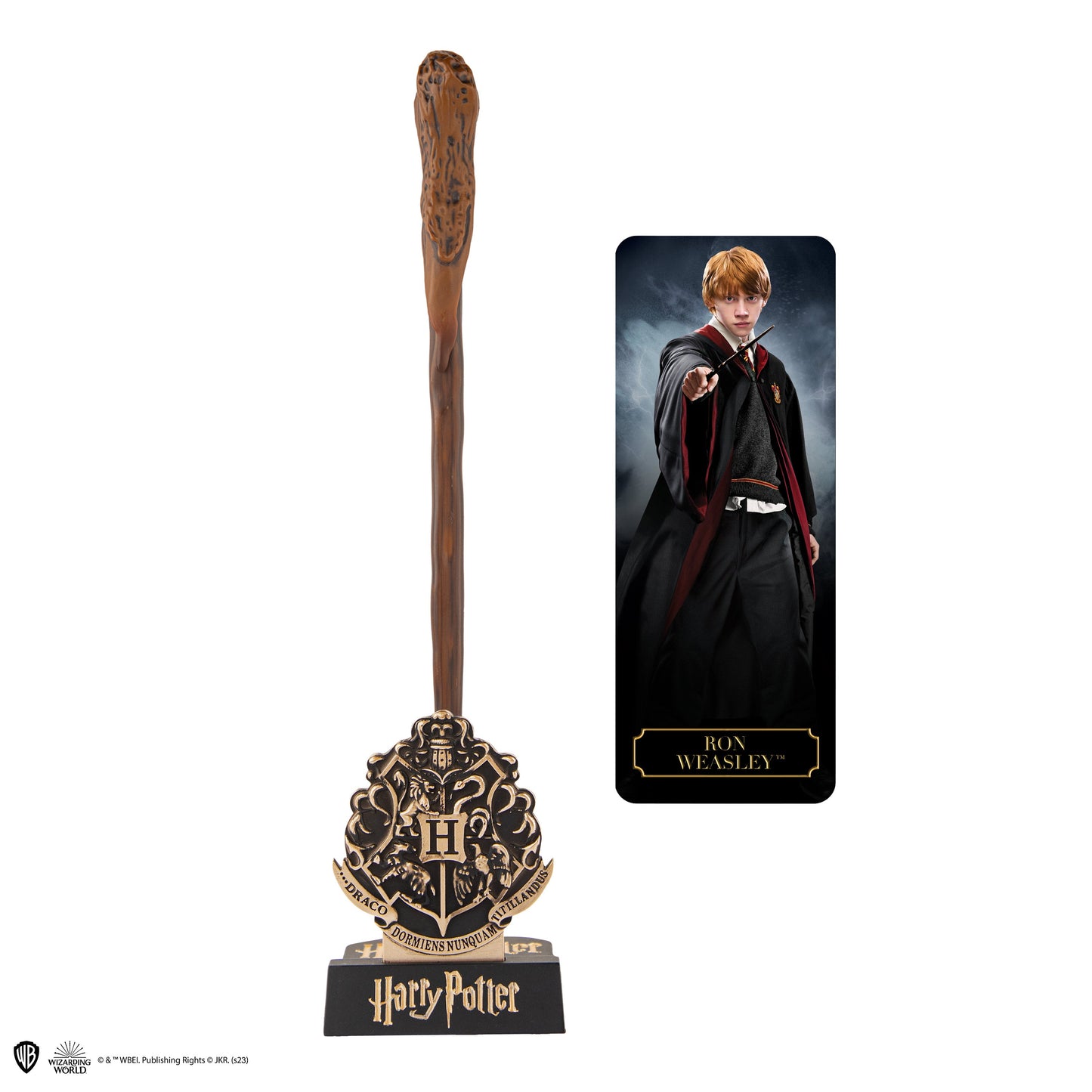 *Wand pen with stand & lenticular Ron Weasley bookmark