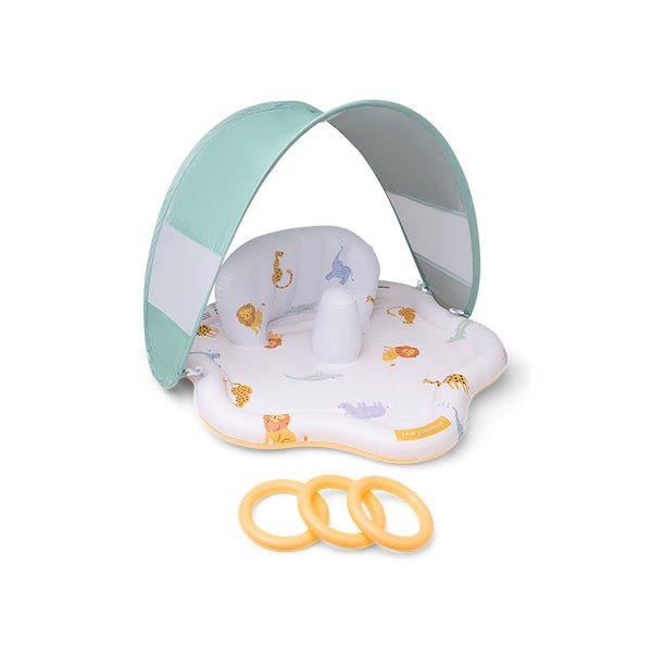 Baby Splash Mat - Multicolored - Wildlife - Ø 76 cm