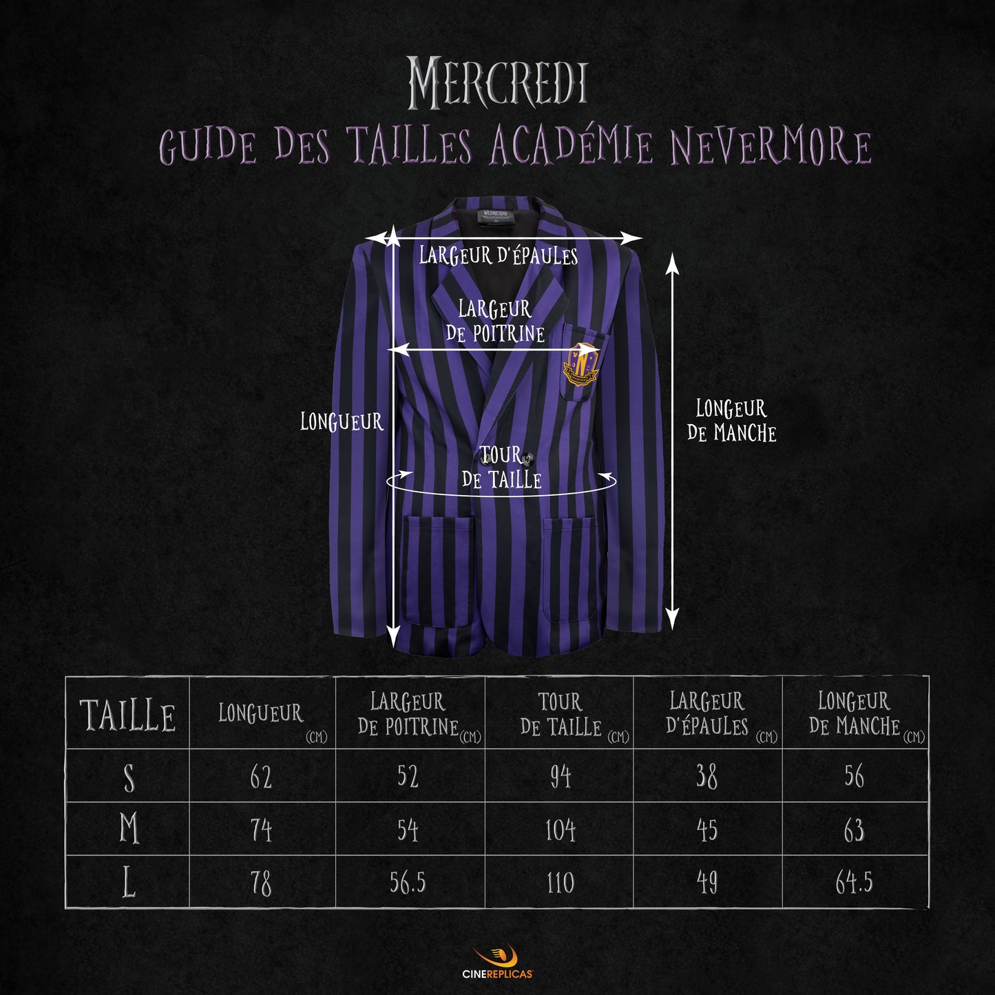 Nevemore Academy Violet Blazer