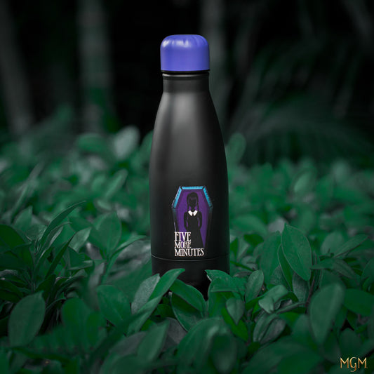 Wednesday Water Bottle in her Coffin
