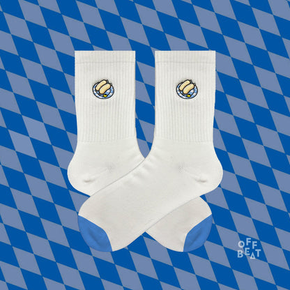 Chaussettes Brodées Weisswurst