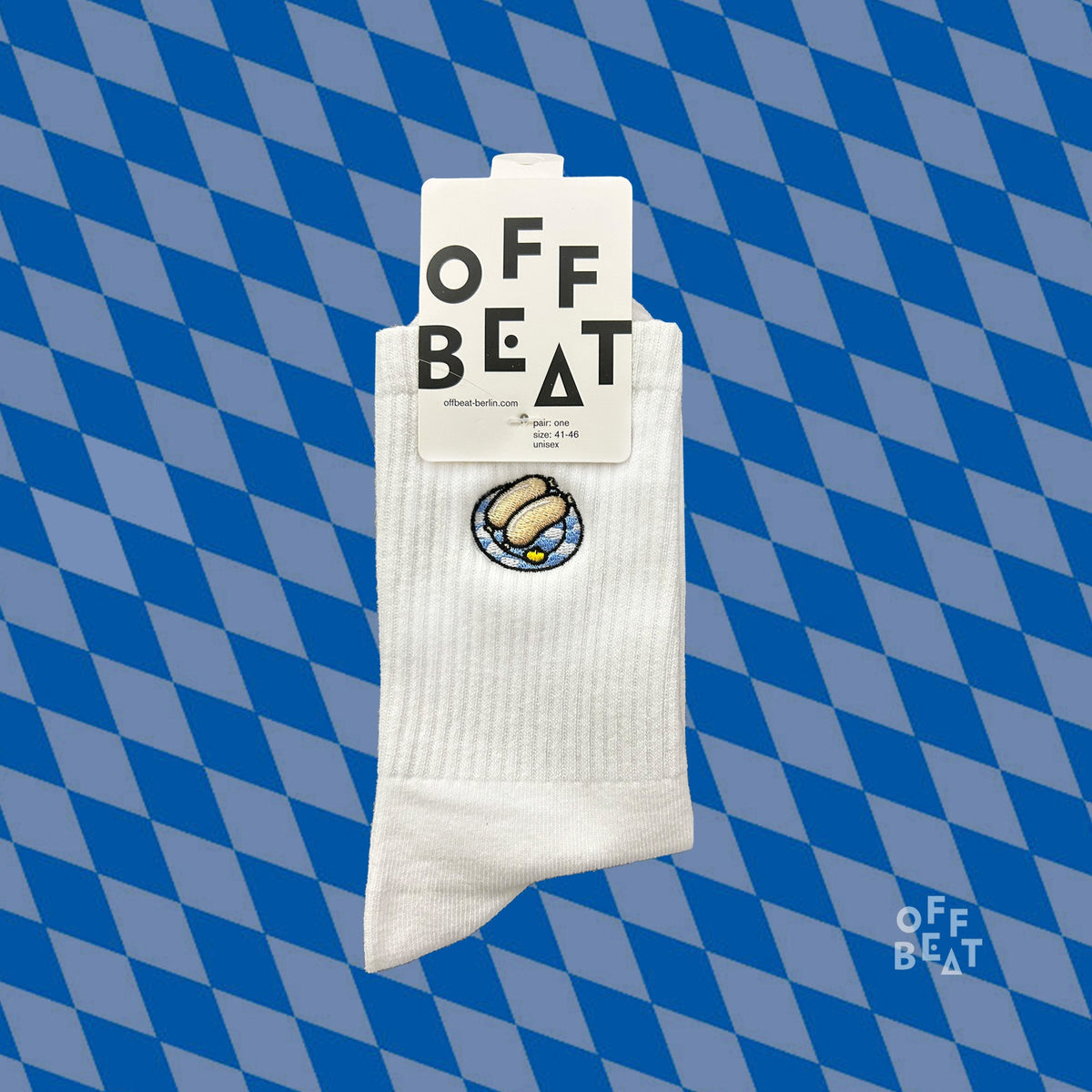 Chaussettes Brodées Weisswurst