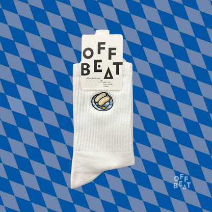 Chaussettes Brodées Weisswurst