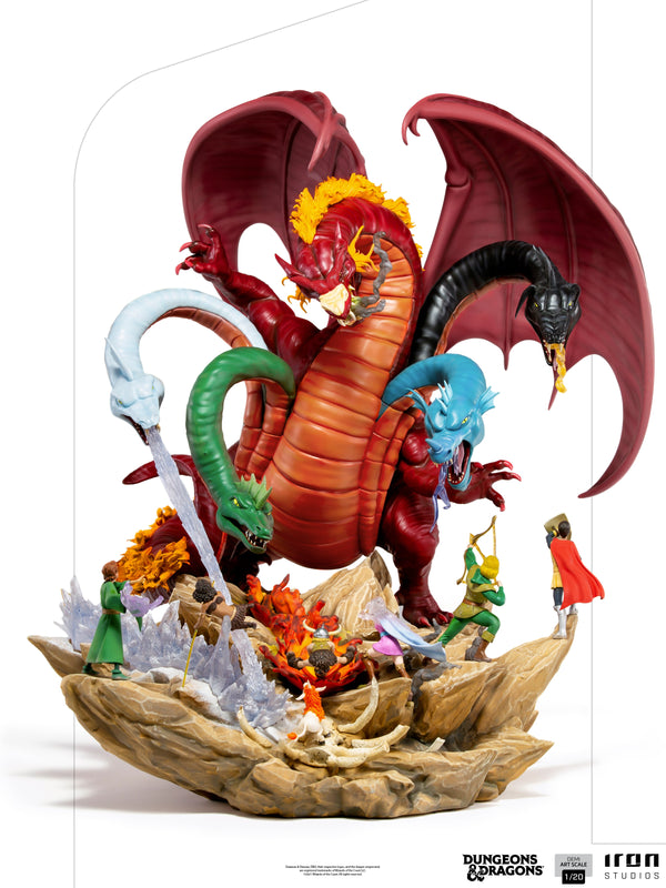 Tiamat Battle Diorama Statue - Dungeons and Dragons - Demi Art 1/20 - Iron Studios