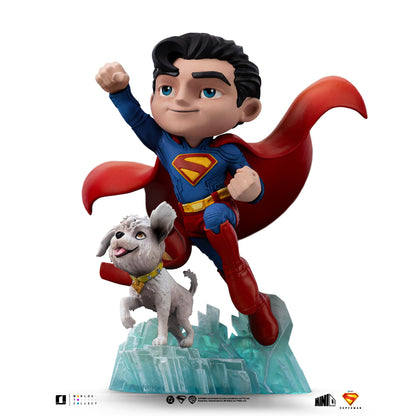 Superman and Krypto Statue - Superman - MiniCo - Iron Studios