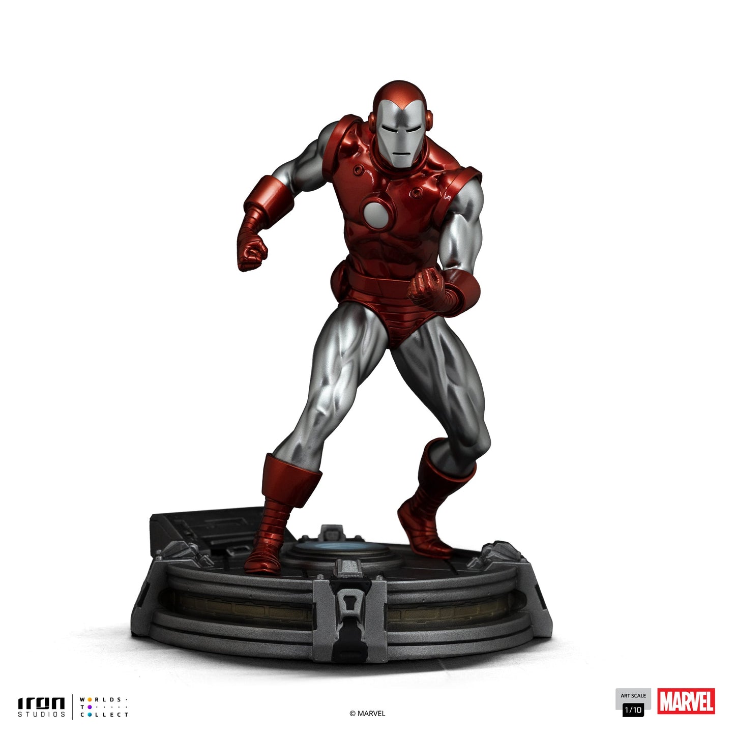 Iron Man Red & Chrome Statue - Marvel Comics - Art Scale 1/10 - Iron Studios