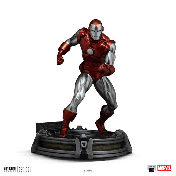 Iron Man Red & Chrome Statue - Marvel Comics - Art Scale 1/10