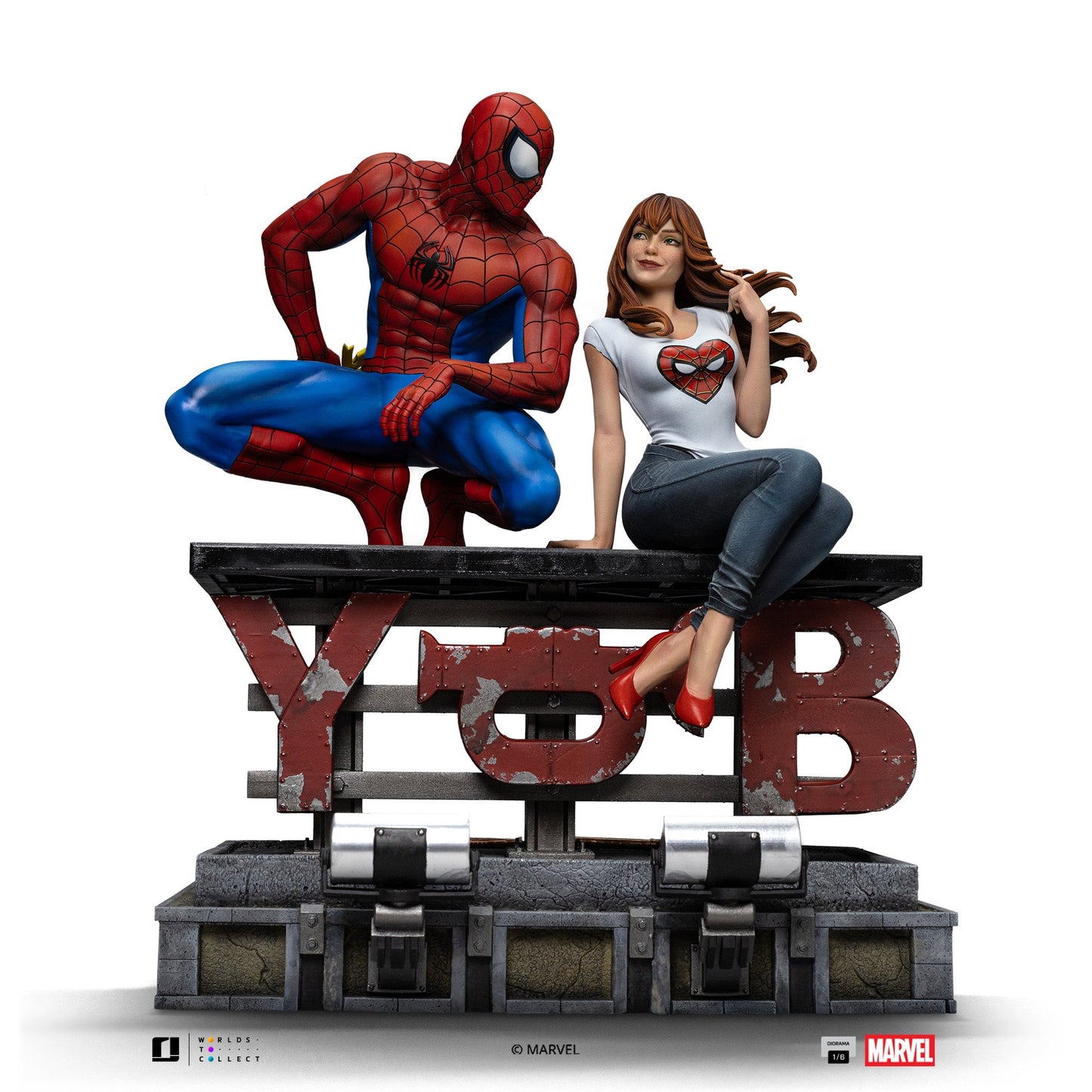 Pre-Order - Spider-Man and Mary Jane Statue - Marvel Comics - 1/6 Diorama - Iron Studios