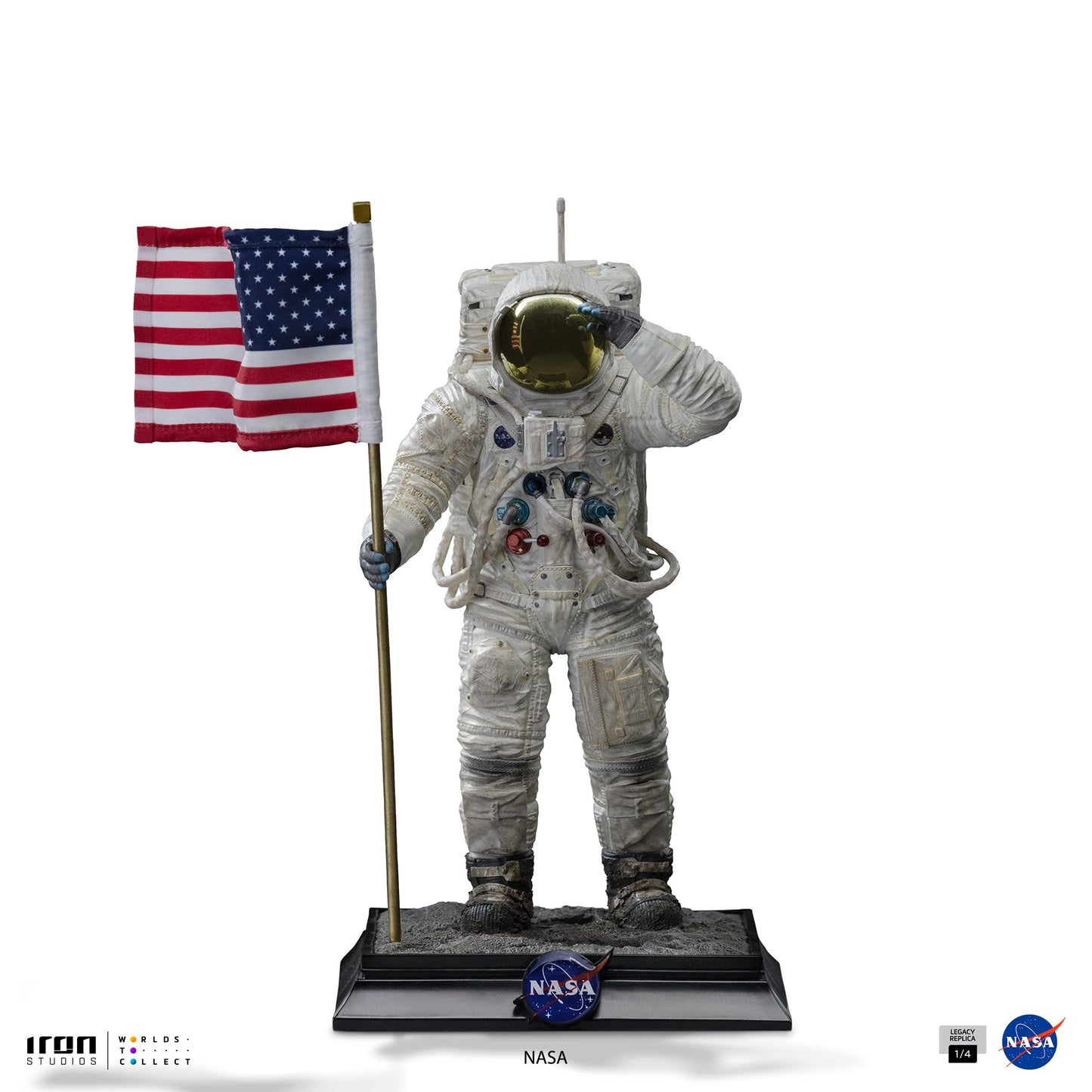 Apollo 11 Astronaut Statue - NASA - Legacy Replica 1/4 - Iron Studios