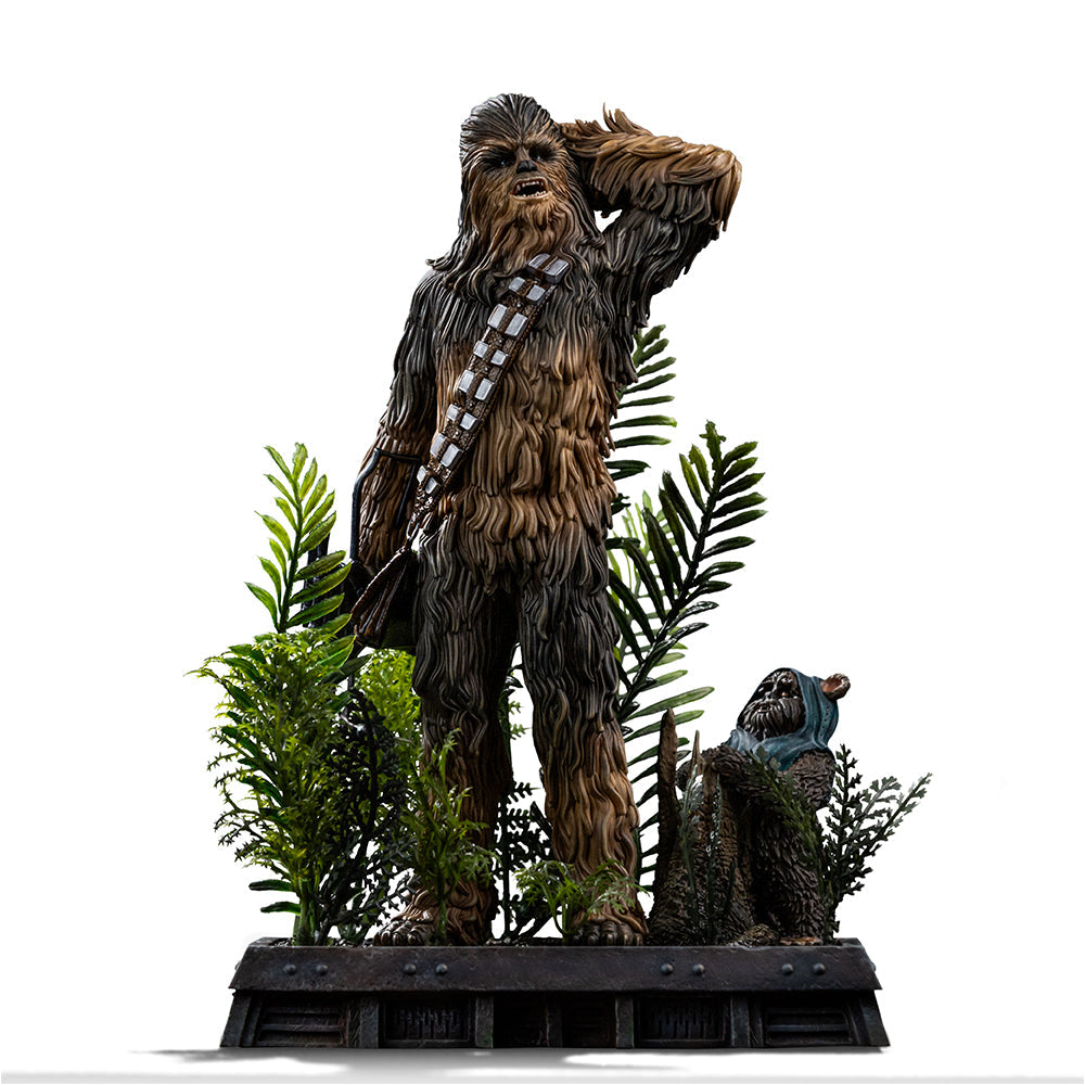 Pre-Order - Chewbacca and Tokkat Statue - Star Wars - Art Scale 1/10 - Iron Studios
