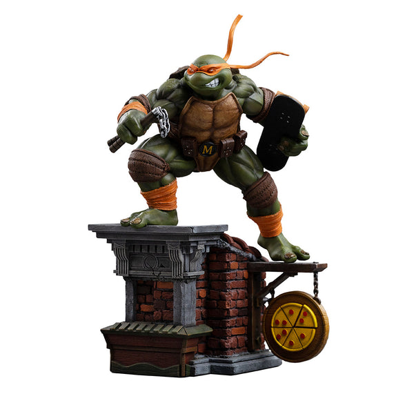 Pre-Order - Michelangelo Unleashed Statue - Teenage Mutant Ninja Turtles - Art Scale 1/10 - Iron Studios