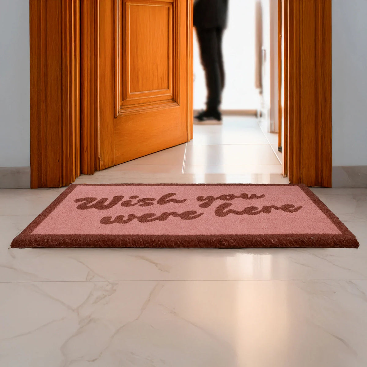 Doormat "Wish you were here"