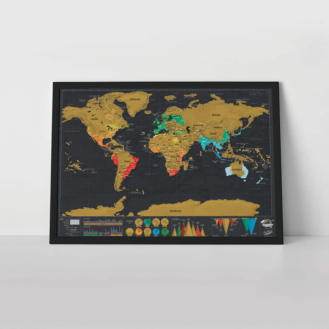 Scratch Map® Deluxe Travel