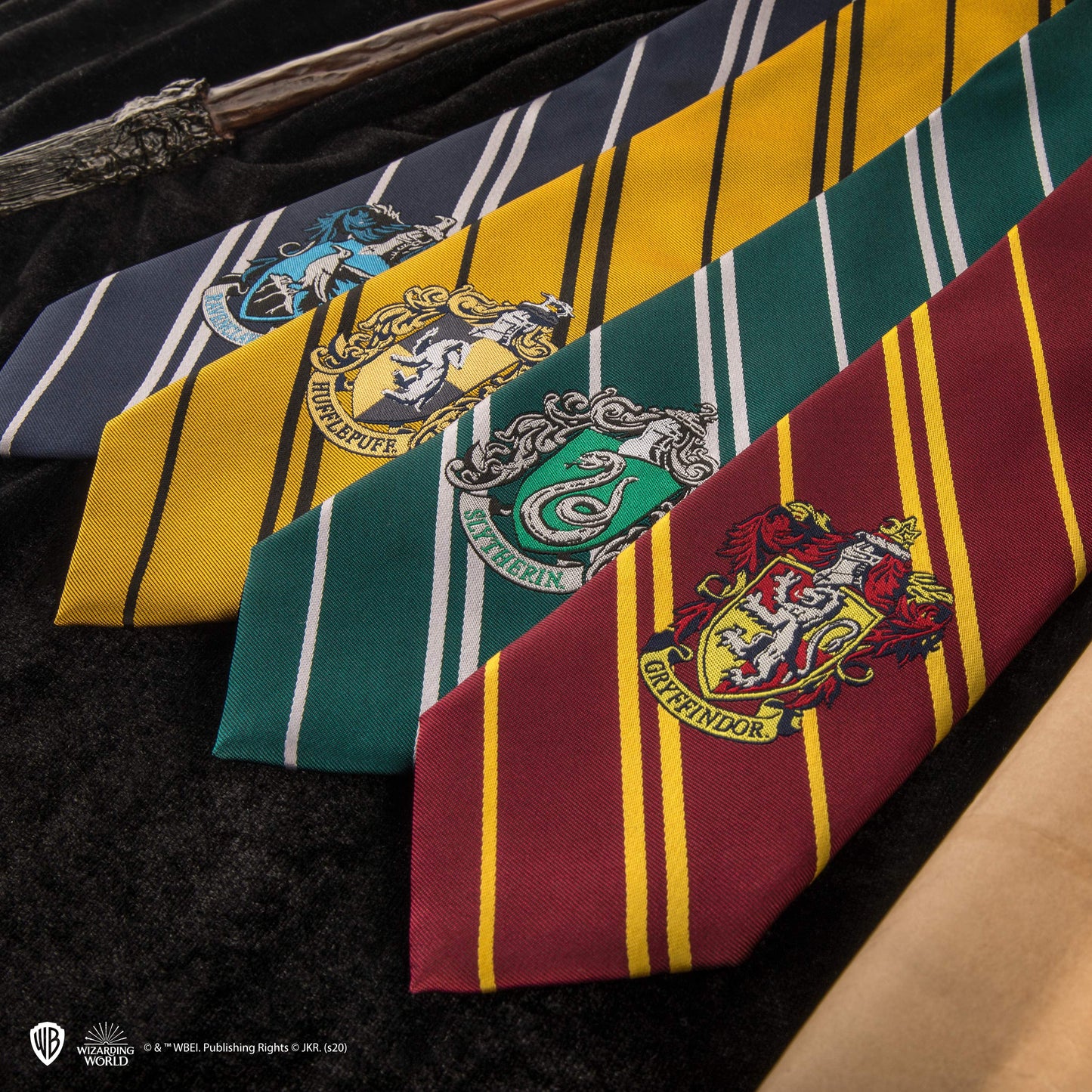 Slytherin Woven Crest Tie Adults