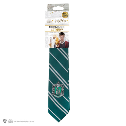 Slytherin Woven Crest Tie Adults