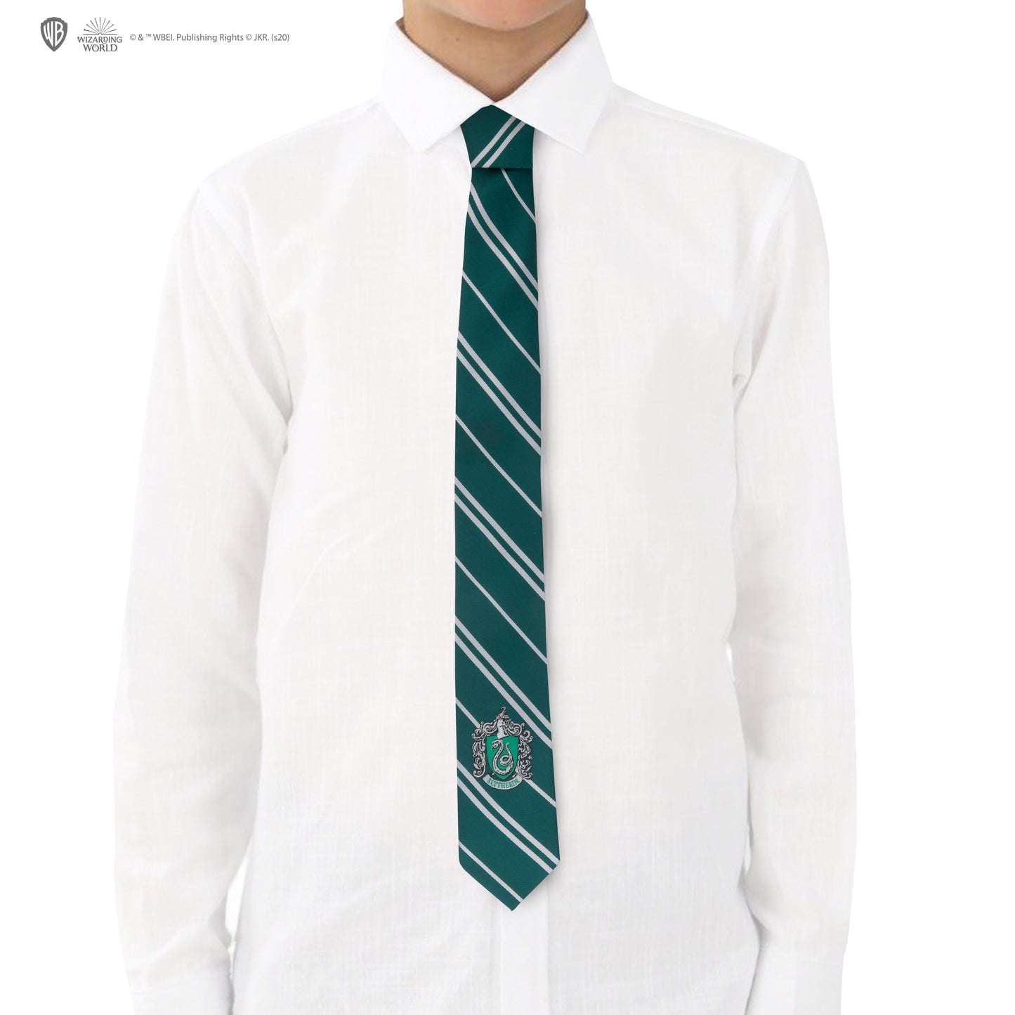Children's Slytherin Woven Crest Tie