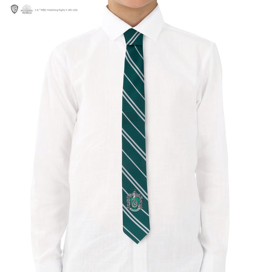 Children's Slytherin Woven Crest Tie