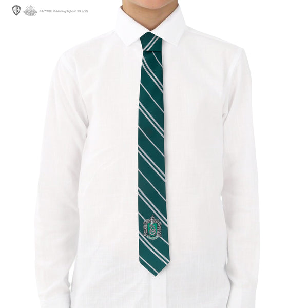 Children's Slytherin Woven Crest Tie
